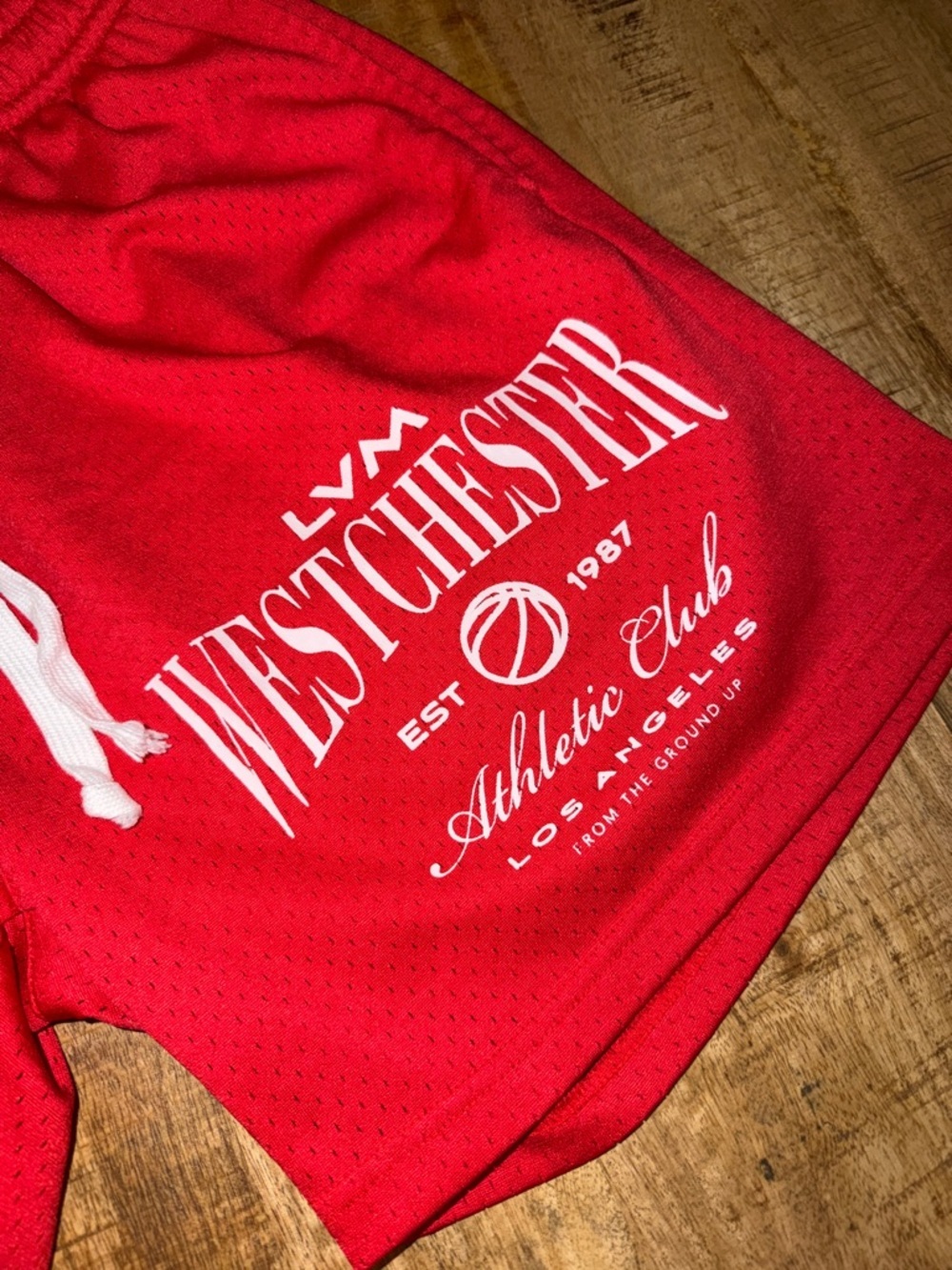 Men’s Red Performance Shorts - Picture 2 of 4